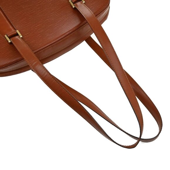 LOUIS VUITTON LV Logo Voltaire Hand Bag Epi Leather Brown Spain M52433 87EF521 - Picture 5 of 16